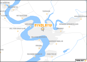 map of Mykolayiv