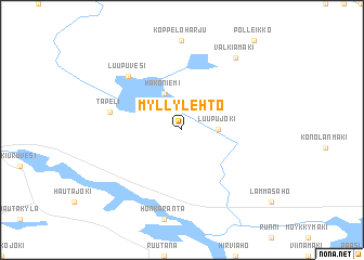 map of Myllylehto