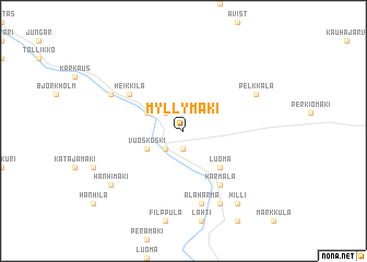 map of Myllymäki