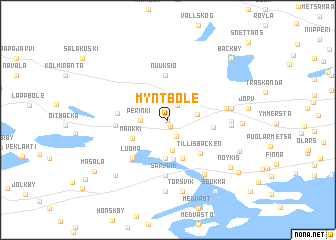 map of Myntböle