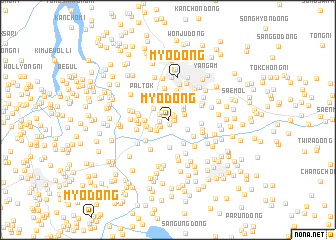 map of Myo-dong