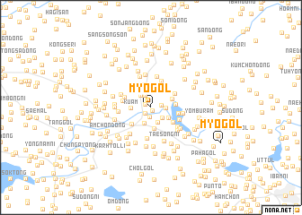 map of Myo-gol