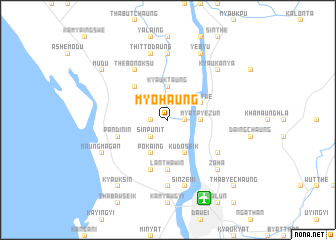 map of Myohaung