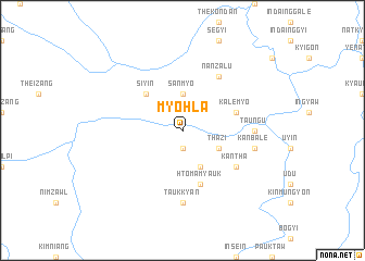 map of Myohla