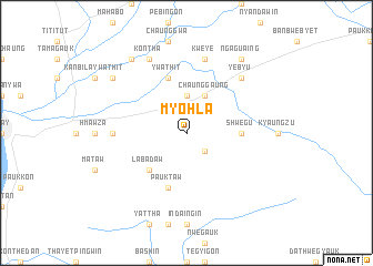 map of Myohla