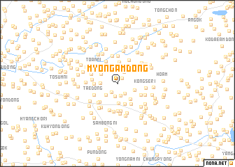 map of Myŏngam-dong
