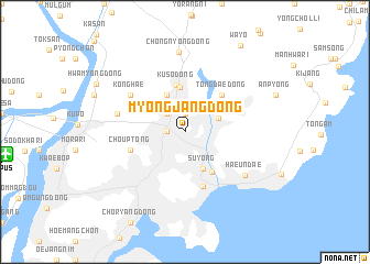 map of Myŏngjang-dong
