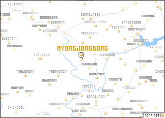 map of Myŏngjŏng-dong