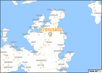 map of Myŏngsang