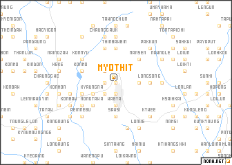 map of Myothit