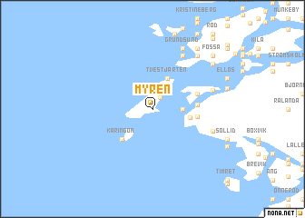 map of Myren