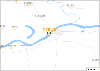 map of Myrick