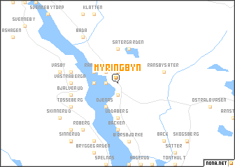 map of Myringbyn