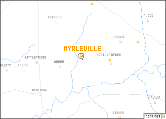 map of Myrleville