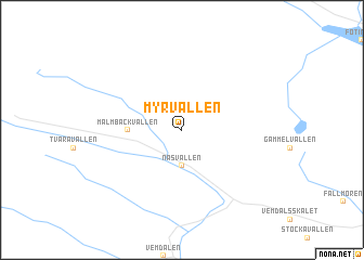 map of Myrvallen