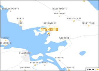 map of Myshkino