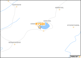 map of Mysok