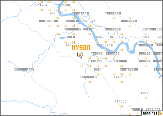 map of Mỹ Sơn
