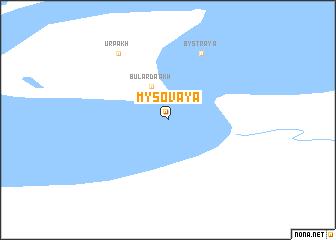 map of Mysovaya