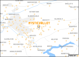 map of Mystic Valley