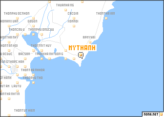 map of Mỹ Thanh