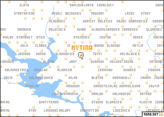 map of Mýtina