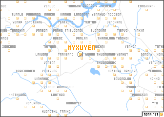 map of Mỹ Xuyên