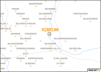 map of Mzarcha