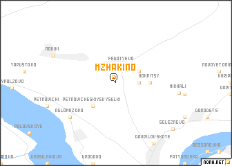 map of Mzhakino