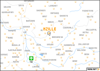 map of Mzillë