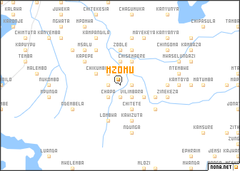 map of Mzomu