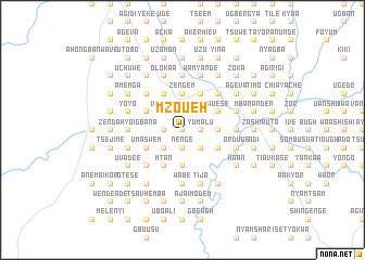 map of Mzoueh