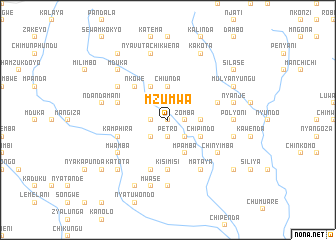 map of Mzumwa