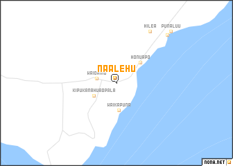 map of Naalehu