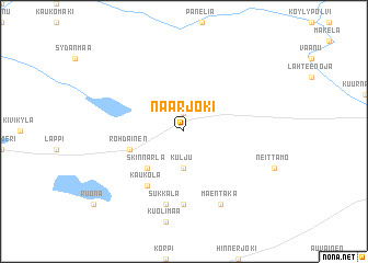 map of Naarjoki