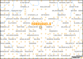 map of Nabadawela