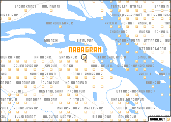 map of Nabagrām