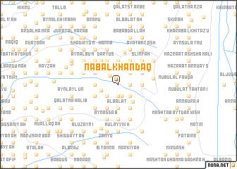 map of Nab‘ al Khandaq