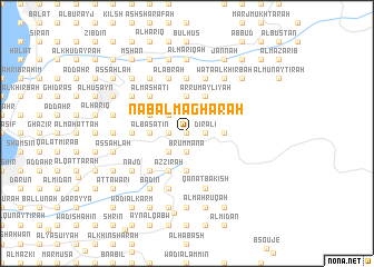 map of Nab‘ al Maghārah