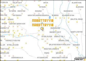 map of Nab‘ aţ Ţayyib