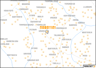 map of Nabayiri