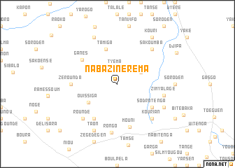map of Nabazinéréma