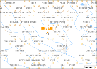 map of Nabèbin