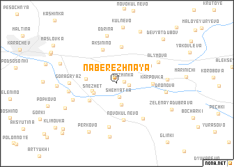 map of Naberezhnaya