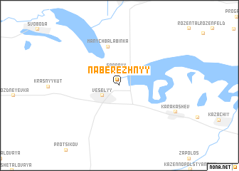 map of Naberezhnyy