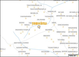 map of Nabī Kandī