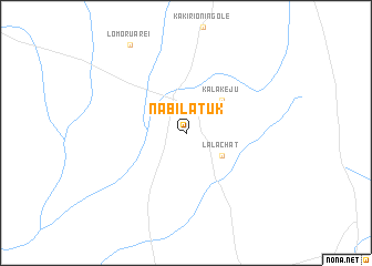 map of Nabilatuk