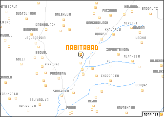 map of Nabītābād