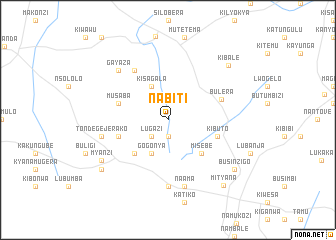 map of Nabiti