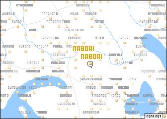 map of Naboai